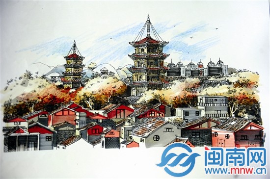 泉州的地標，東西塔